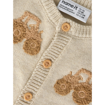 NAME IT Strik Cardigan London Peyote Melange 